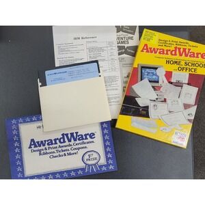 Commodore 64 128 AwardWare Program Design Print Graphics IBM Tandy Compatibles